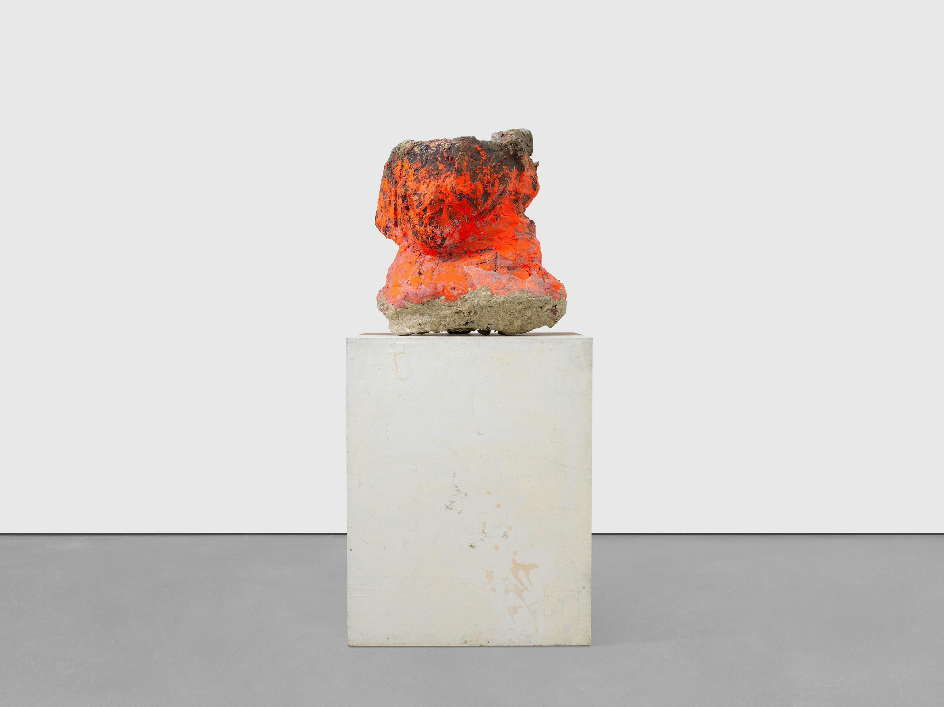 A sculpture by Franz West, titled Pleonasme, translated as Pleonasm, dated 1999.